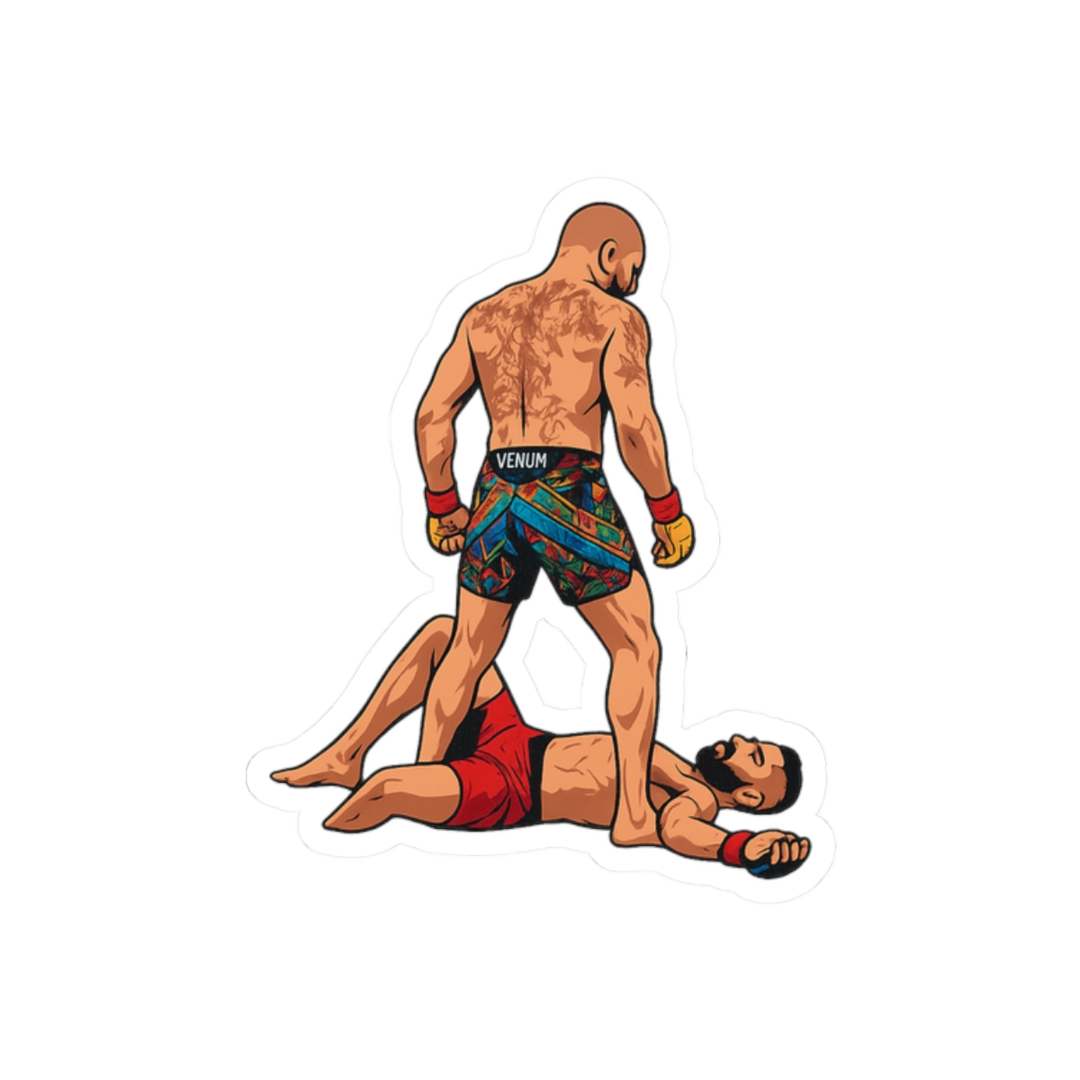 Poatan Pereira KO Jiri Prochazka UFC 303 Sticker | Bold Vinyl Decal - alternate angle 3, merchandise