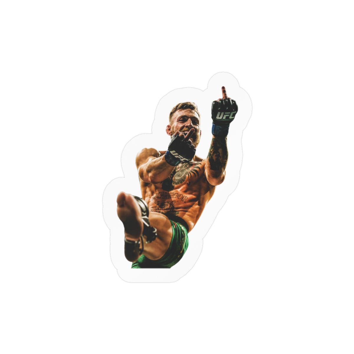Conor McGregor Bold MMA Fighter Sticker | UFC Fan Vinyl Decal