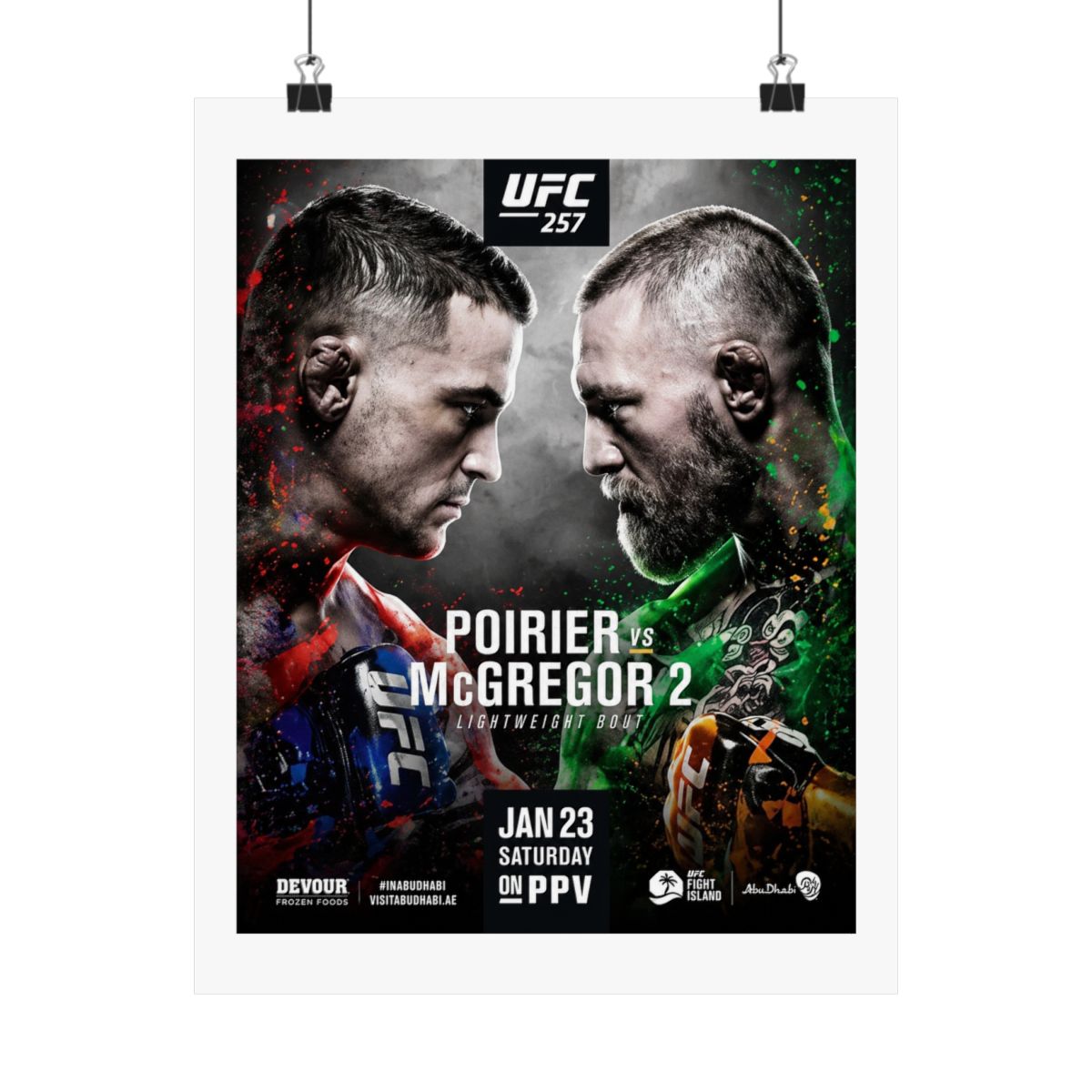 UFC "257" Poster